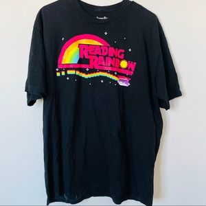 Retro Reading Rainbow Vintage 70's Logo Tee XXL